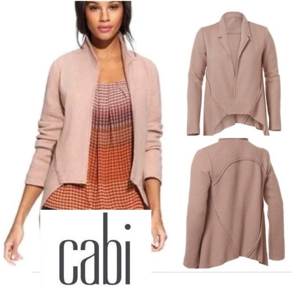 CAbi 528 Valentina BLUSH PINK Open Front - Picture 1 of 6